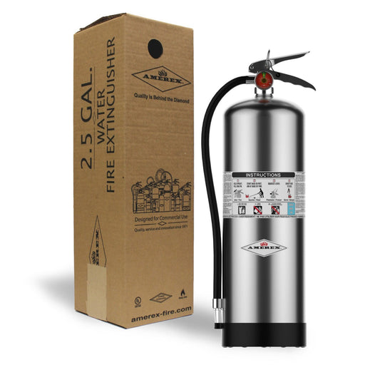 Amerex® 240 Water Based Fire Extinguisher 2.5 Gallon, 2A, With Wall Bracket, 00100