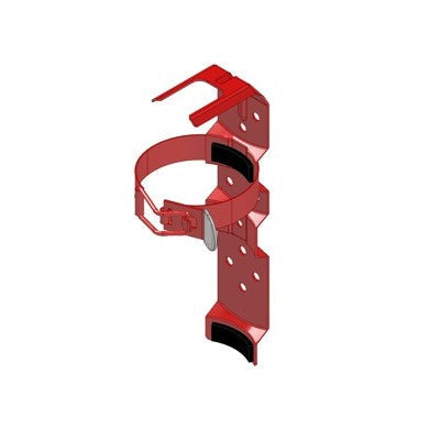 Amerex® Model 817, Fire Extinguisher Vehicle Bracket, Red, 01089-P