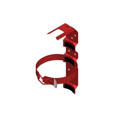 Amerex® Model 818, Fire Extinguisher Vehicle Bracket, Red, 01211-P