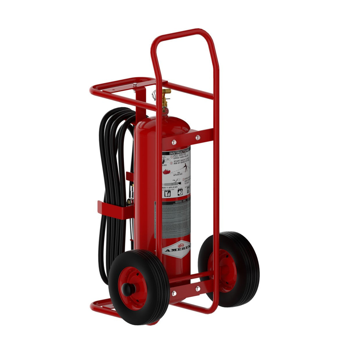 Amerex® 495 ABC Wheeled Unit Fire Extinguisher, Stored Pressure, 50 Po ...