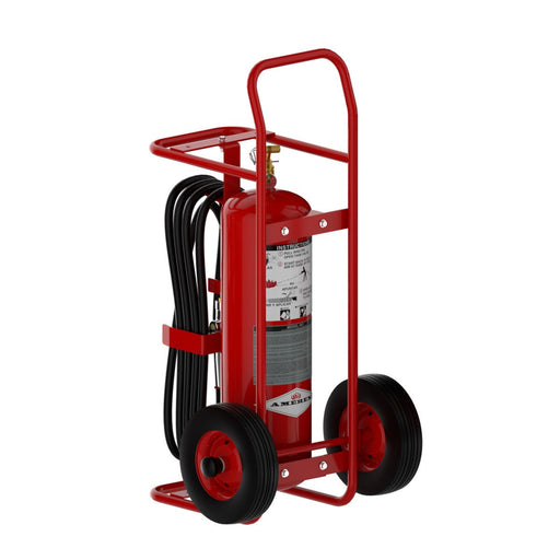 Amerex® 487 Purple K Wheeled Unit Fire Extinguisher, Stored Pressure, 50 Pound, 160BC, 06181
