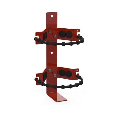 Amerex® Model 862, Fire Extinguisher Heavy Duty Rubber Strap Bracket, Red, 07182