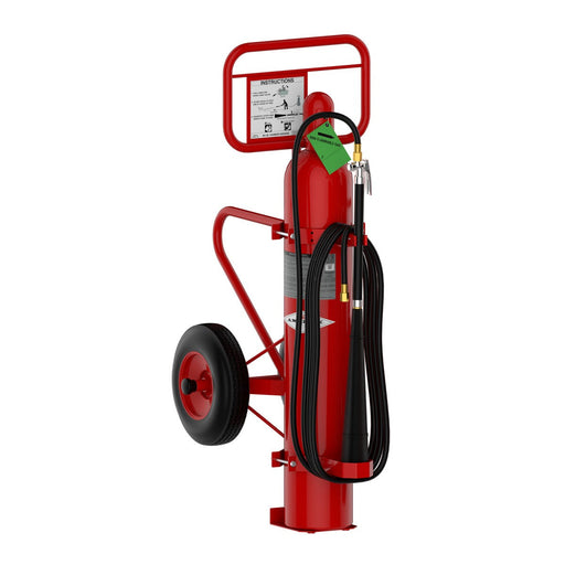 Amerex® 333 Carbon Dioxide CO2 Wheeled Unit Fire Extinguisher, 50 Pound, 20BC, 09330