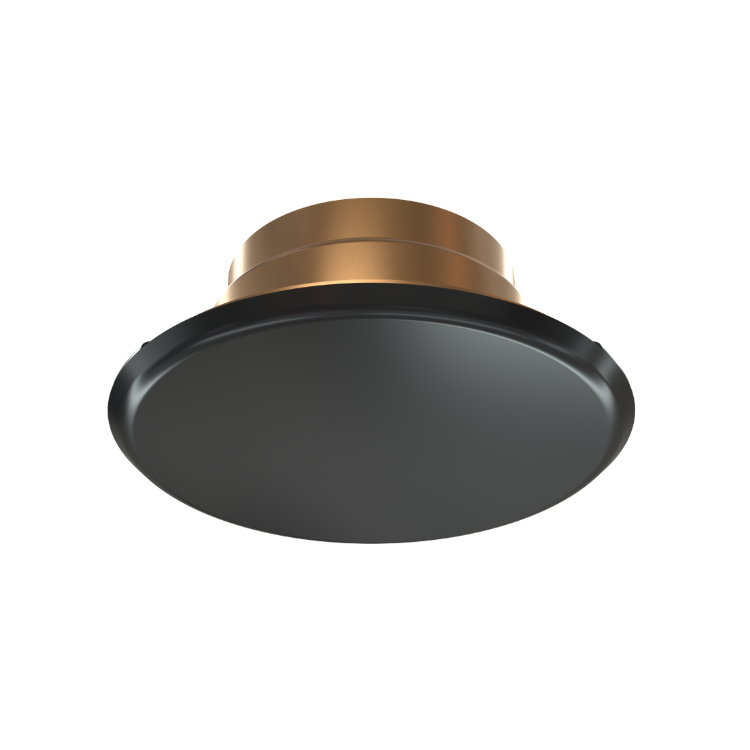 Viking Model B Cover 09804 Label 09806 Mirage Concealed Fire Sprinkler Cover Plate Escutcheon, Black, 165 Degree, 09804MC/B - WeSupplyIt.com