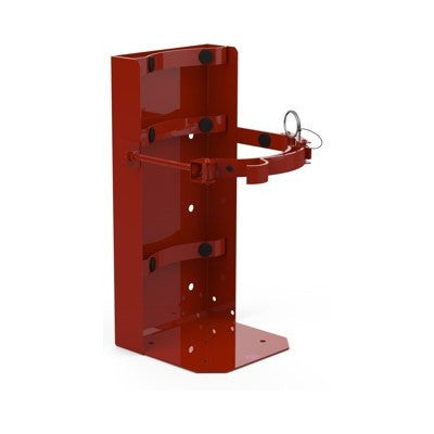 Amerex® Model 810G, Fire Extinguisher Heavy Duty Box Type Vehicle Bracket, Red Galvanized, 09805