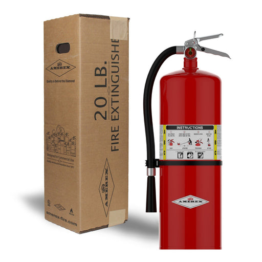 Amerex® A411 ABC Dry Chemical Fire Extinguisher 20lb, 10A120BC, With Wall Bracket, 11213