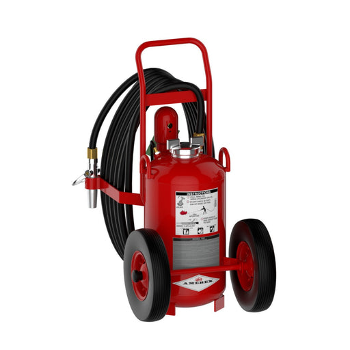 Amerex® 450 ABC Wheeled Unit Fire Extinguisher, Direct Pressure, 125 Pound, 30A240BC, 11483