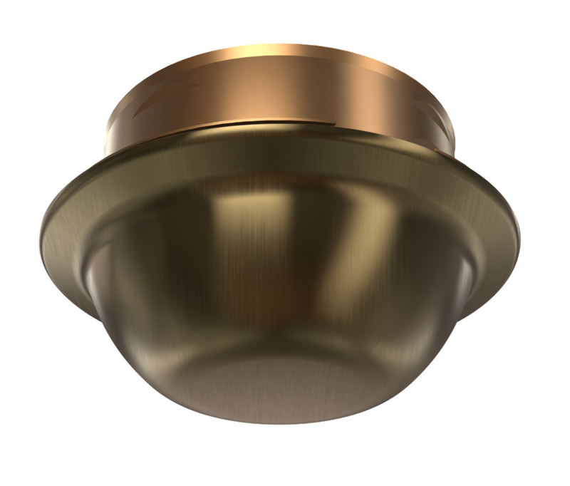 Viking Cover 12381 Label 12382A Concealed Domed Pendent Cover Plate, Antique Brass, 135 Degree, Orange Label, 12381BA/A - WeSupplyIt.com