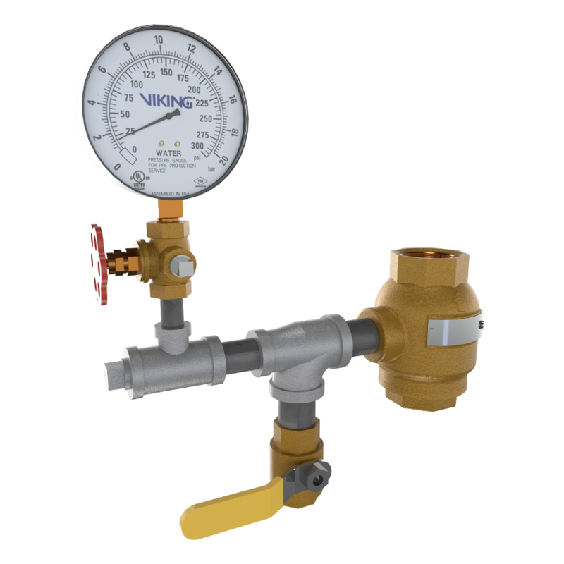 Viking® 12960 Model K-1 & L-1 Riser Check Valve Trim For Preaction, Trim Only, for 1 1/2", 2" Valve