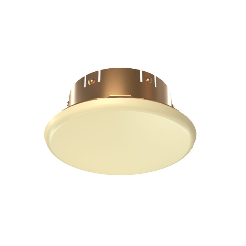 Viking Mirage Cover 13504 Label 13502C Push On Concealed Fire Sprinkler Cover Plate Escutcheon, Standard Small 2 3/4" OD, Ivory, 165 Degree White Label, 13504MC/I - WeSupplyIt.com