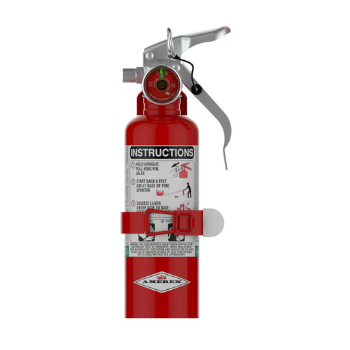 Amerex® A384T Halotron 1 Fire Extinguisher, 1.4 Pound, 1BC, With Vehicle Bracket,  14400