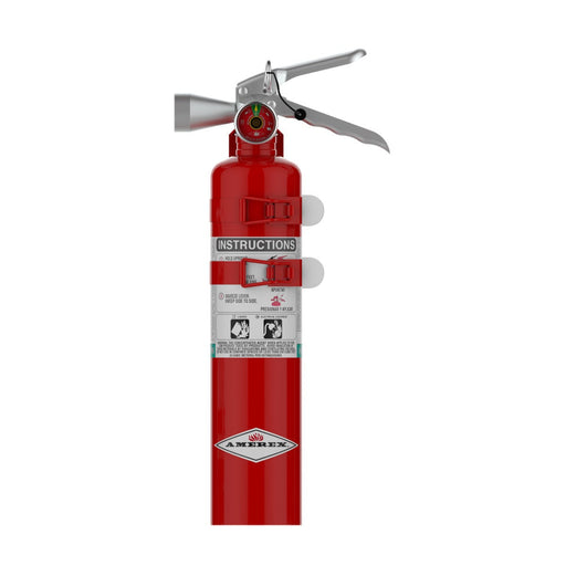 Amerex® B385TS Halotron 1 Fire Extinguisher, 2.5 Pound, 2BC, With Vehicle Bracket,  15231