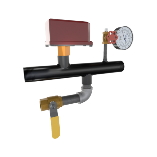 Viking® 15276 EasyPac Floor Control Riser Assembly With Ball Valve, Thread x Thread, 1 1/2"
