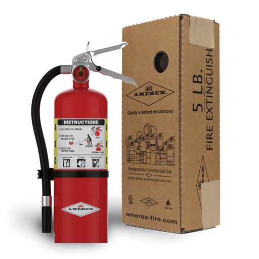 Amerex® B402 ABC Dry Chemical Fire Extinguisher 5lb, 3A40BC, With Wall Bracket, 15280