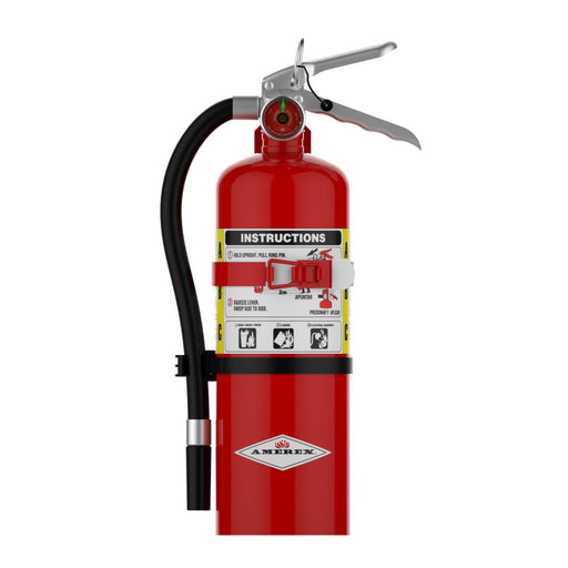 Amerex® B402T ABC Dry Chemical Fire Extinguisher 5lb, 3A40BC, With Vehicle Bracket, 15281