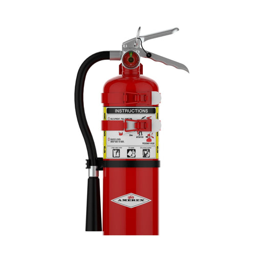 Amerex® B500TS ABC Dry Chemical Fire Extinguisher 5lb, 2A10BC, With (2) Strap Vehicle Bracket, 15307