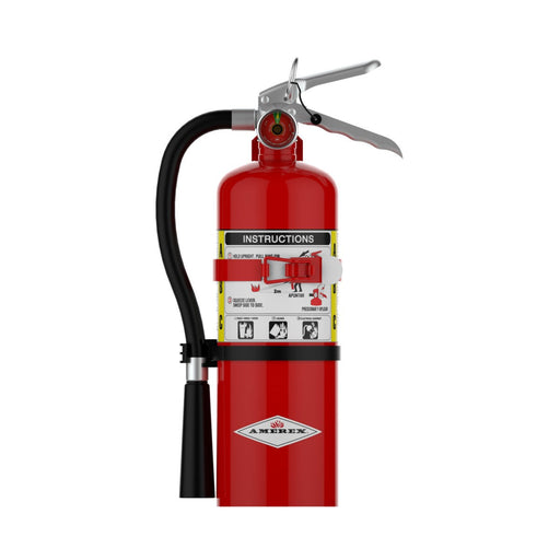 Amerex® B500T ABC Dry Chemical Fire Extinguisher 5lb, 2A10BC, With (1) Strap Vehicle Bracket, 15310