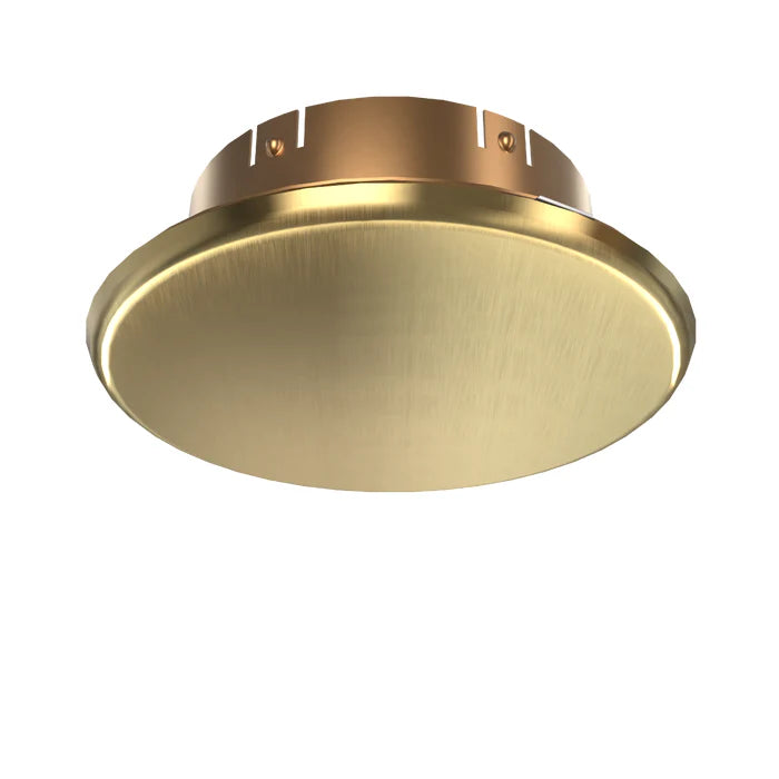 Viking® 23447 Label 23449A Concealed Push On Standard Fire Sprinkler Cover Plate Escutcheon, Brushed Brass, 165 Degree White Label, 23447BC/B - WeSupplyIt.com