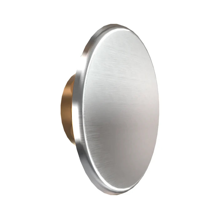 Viking® Freedom 16207 Label 16209 Horizontal Sidewall Concealed Fire Sprinkler Cover Plate Escutcheon, Brushed Chrome, 135 Degree Orange Label, 16207FA/B - WeSupplyIt.com