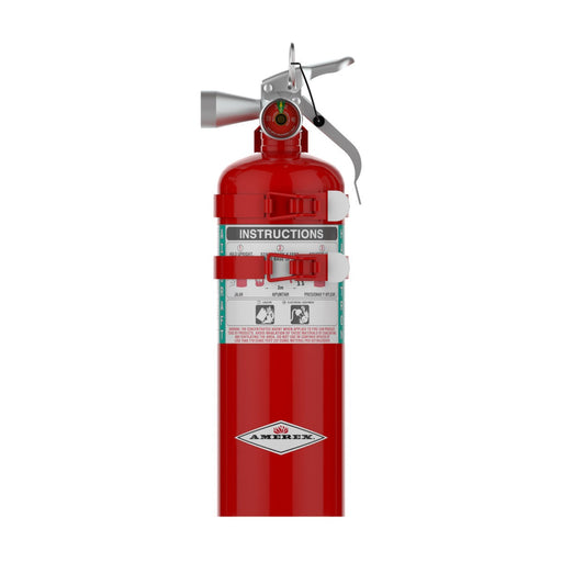 Amerex® B394TS Halotron 1 Fire Extinguisher, 5.5 Pound, 5BC, With Aircraft Bracket, 16330