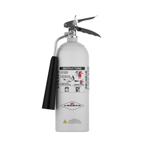 Amerex® 322NM CO2 Carbon Dioxide Non Magnetic Fire Extinguisher 5lb, 5BC, With Wall Bracket, 17738