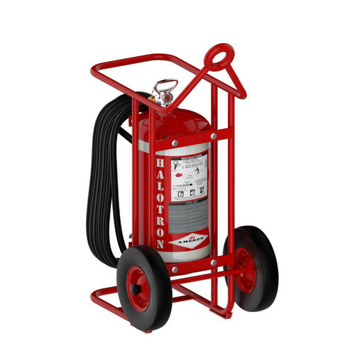 Amerex® B673  Halotron® I Wheeled Unit Fire Extinguisher, Stored Pressure, 65 Pound, 4A80BC, 24757