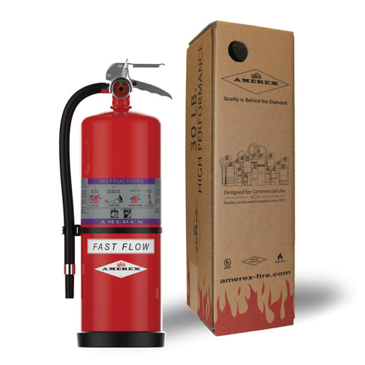 Amerex® 794 Z Series High Performance Fast Flow Purple K Fire Extinguisher, 20 Pound, 40BC, With Wall Bracket, 26909