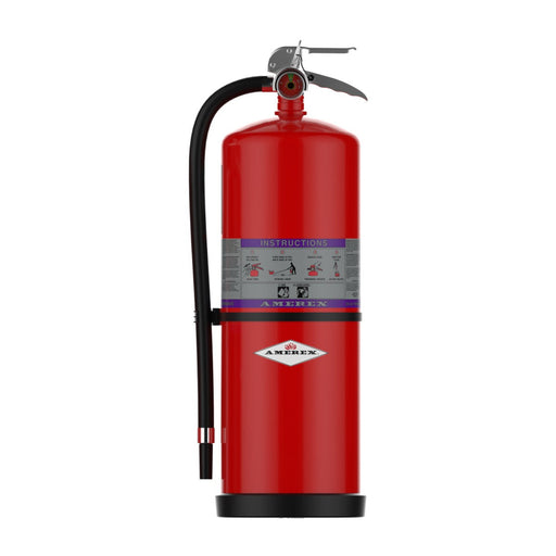 Amerex® 718 Z Series High Performance Compliance Flow Purple K Fire Extinguisher, 30 Pound, 160BC, With Wall Bracket, 26917