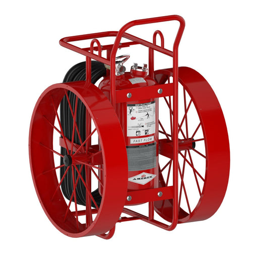 Amerex® 759 Z Series High Performance Purple K Wheeled Unit Fire Extinguisher, Stored Pressure, 125 Pound, 120BC, 27065