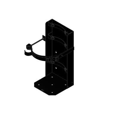 Amerex® Model 811, Fire Extinguisher Heavy Duty Box Type Vehicle Bracket, Black, 27575