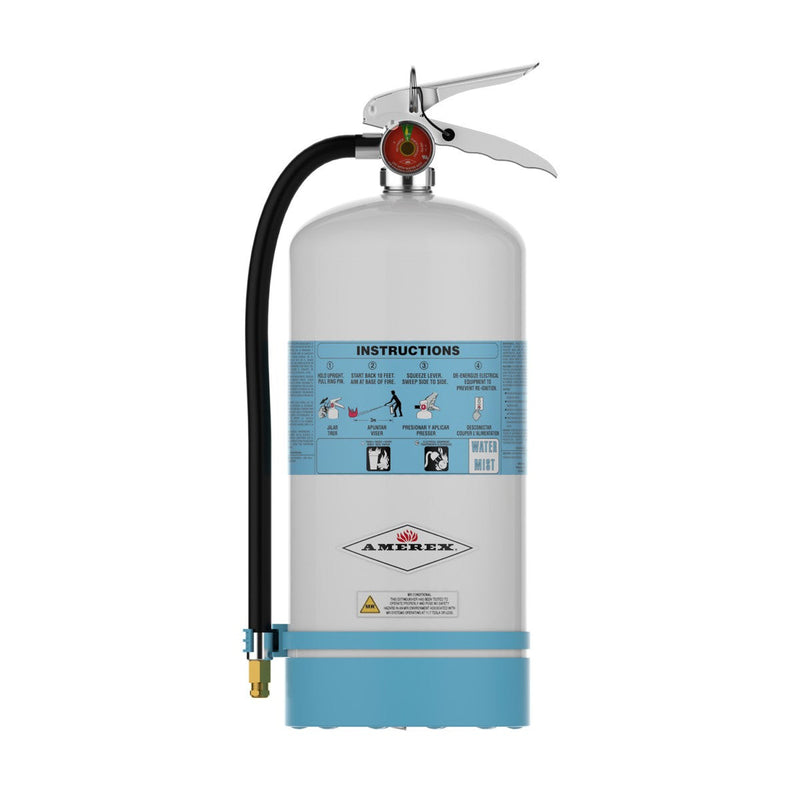 Amerex® C270 Water Mist Fire Extinguisher, White, 1.75 Gallon, 2AC, With Wall Bracket,  27698
