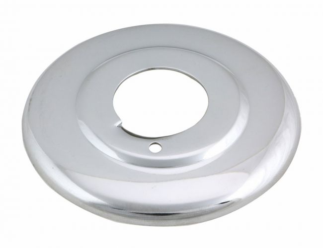 One Piece Canopy Escutcheon, Steel, 3/4" NPT, 1/4" Depth, Chrome - WeSupplyIt.com