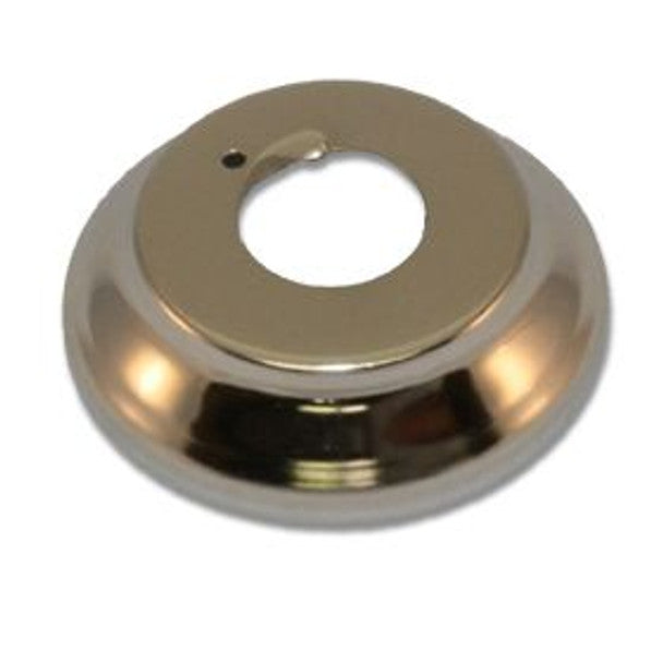 One Piece Canopy Escutcheon, Steel, 3/4" NPT, 1" Depth, Chrome - WeSupplyIt.com