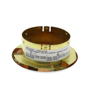 Viking Mirage Cover 23190 Label 23192C Thread On Concealed Fire Sprinkler Cover Plate Escutcheon, Standard 2 3/4" OD, Brushed Chrome, 165 Degree White Label, 23190FC/B - WeSupplyIt.com