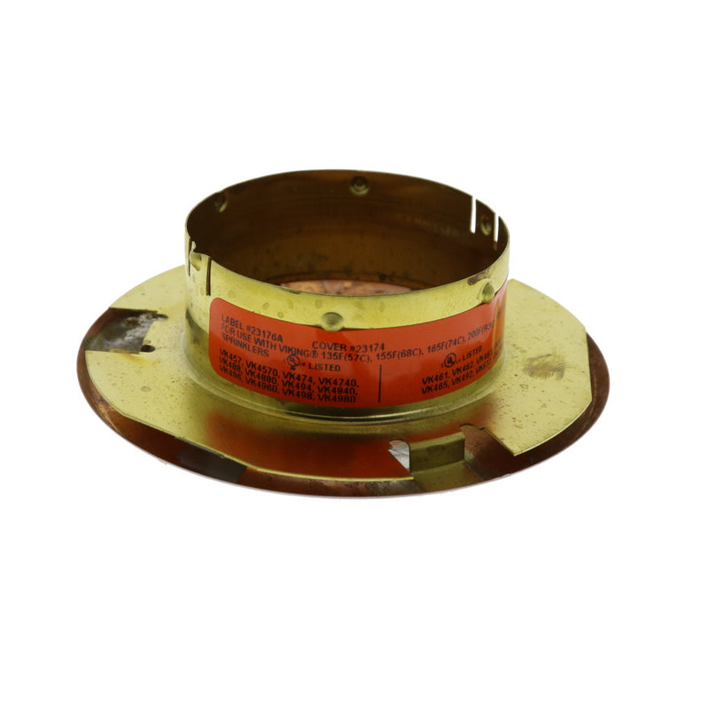 Viking Concealed 23174 Label 23176 Thread On Large Cover Plate - Orange Label