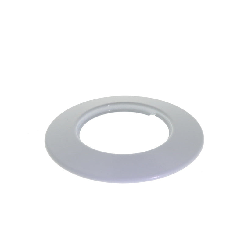 GEM Threaded Flush Escutcheon, White - WeSupplyIt.com