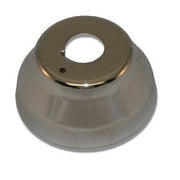 One Piece Steel Escutcheon - 3/4" Deep - Chrome
