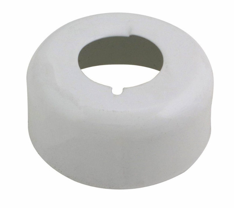 401 Steel Short Escutcheon Cup, 3/4" NPT - White