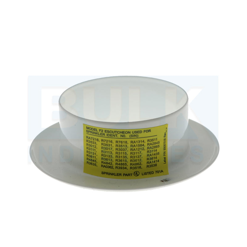 RASCO/Reliable Recessed F2 Escutcheon - Available in Multiple Colors