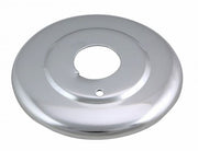 One Piece Steel Escutcheon - 1/4" Deep - Chrome