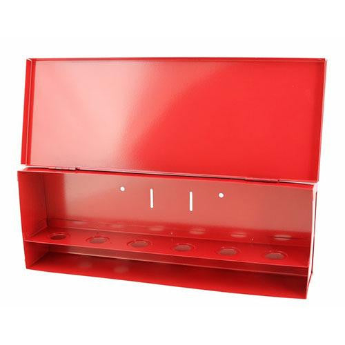 Fire Sprinkler Spare Head Box, 6 Head, Red