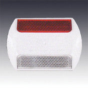 Model 828 Abrasion Resistant Type AR C Two Way Clear & Red Reflective Plastic Pavement Marker 4"