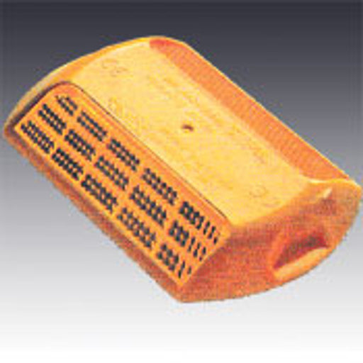 Model 899 One Way Amber Reflective Plastic Pavement Marker 4"