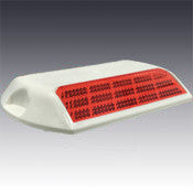 Model 899 Abrasion Resistant Type AR R One Way Red/White Shell Reflective Plastic Pavement Marker 4"
