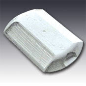 Model 899 Abrasion Resistant Type AR B Two Way Clear Reflective Plastic Pavement Marker 4"