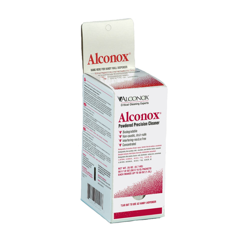 Alconox® Powdered Precision Cleaner, 50X0.5oz Disp Bx, 1112-1
