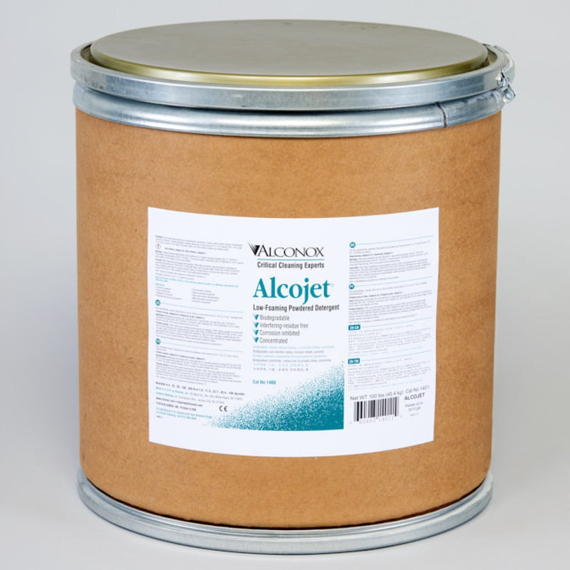 Alcojet® Low-foaming Powdered Detergent, 100lb Drum, 1401