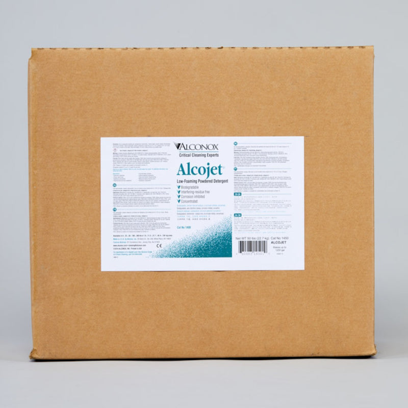 Alcojet® Low-foaming Powdered Detergent, 50lb Box, 1450