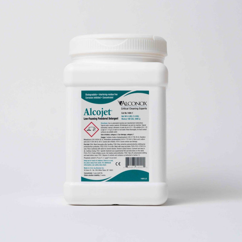 Alcojet® Low-foaming Powdered Detergent, 4lb Box, 1404-1
