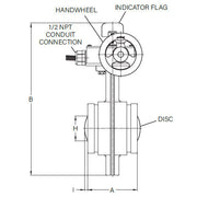Grooved Butterfly Valve With Tamper Switch
